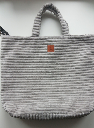 TORBA SHOPPER STANDARD szara